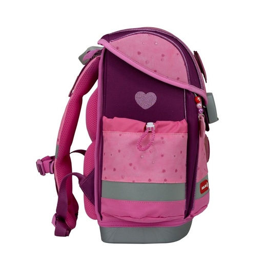 Školska torba, ergonomska, Belmil Classy Plus Rosie Hearts