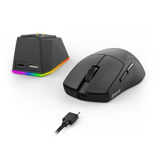 Redragon K1ng Ultra M999, gaming miš, bežični, 3200 DPI, crni