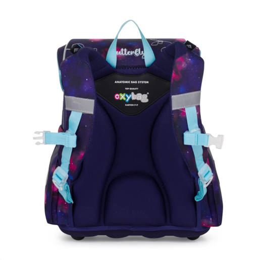 Školska torba, anatomska, 3u1, Oxy, Premium Butterfly