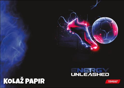 Kolaž papir, Target, 20 listova, Energy Unleashed