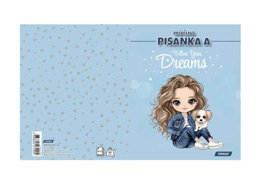 Pisanka A TARGET, B5 linije , 16 listova, meko izdanje