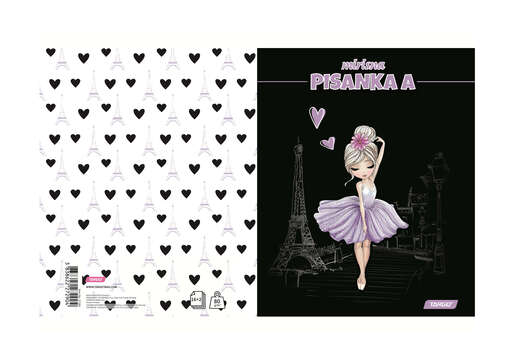 Pisanka A TARGET, B5 linije , 16 listova, meko izdanje