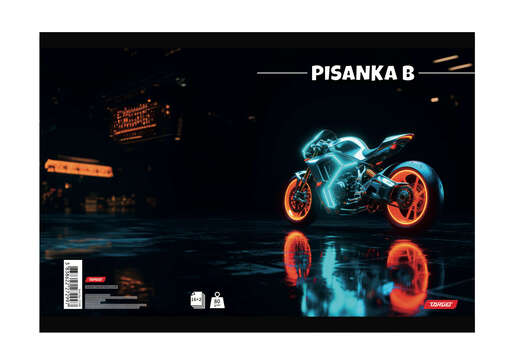 Pisanka B TARGET, B5 linije, 16 listova, meko izdanje