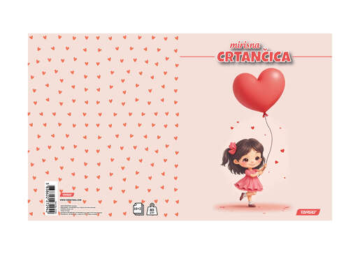 Crtančica, Target Mirisna, B5 linije, 16 listova, meki uvez