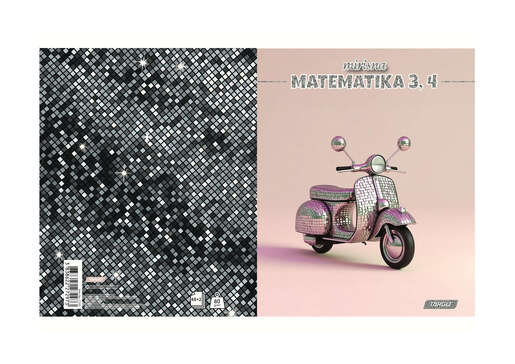 Pisanka matematika 3 i 4, TARGET, B5 kvadratići, 48 listova, meko izdanje