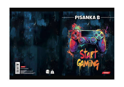 Pisanka B TARGET, B5 linije, 16 listova, meko izdanje