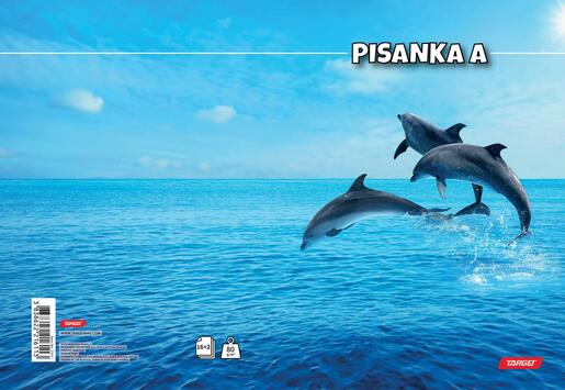 Pisanka A TARGET, B5 linije, 16 listova, meko izdanje