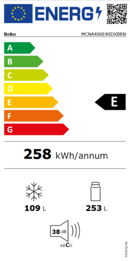 Beko hladnjak MCNA406E40DXBRN