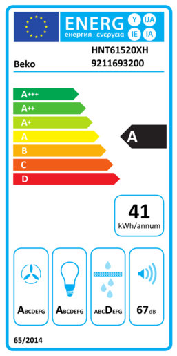 Beko napa HNT61520XH