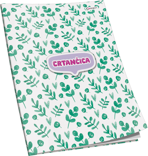 Crtančica Soft+ Premium Connect Girl, B5 linije, 24 listova, meki uvez