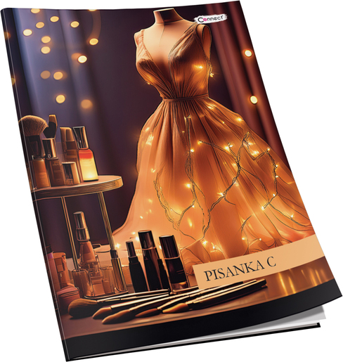 Pisanka C za 2 i 3 razred Premium Connect Girl, B5 linije, 24 listova, meki uvez