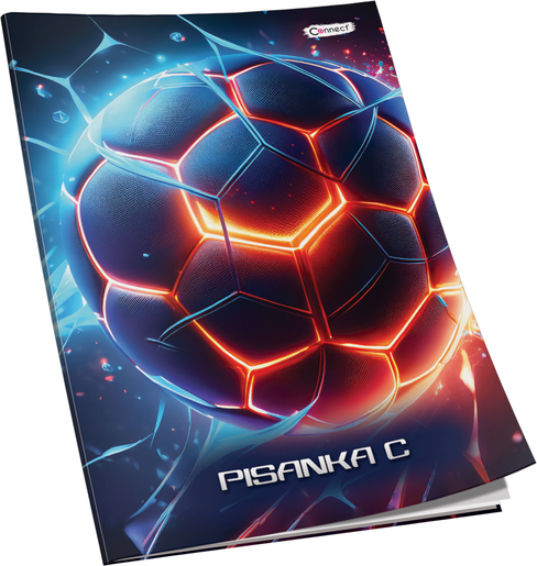 Pisanka C za 2 i 3 razred Premium Connect Boy, B5 linije, 24 listova, meki uvez