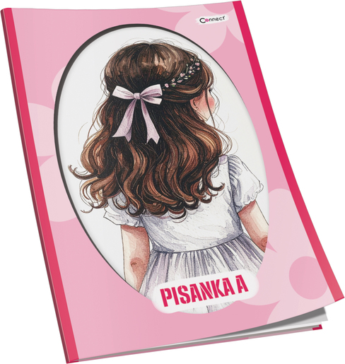 Pisanka A Premium Connect Girl, B5 linije, 16 listova, meki uvez