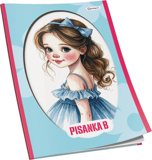 Pisanka B Premium Connect Girl, B5 linije, 16 listova, meki uvez