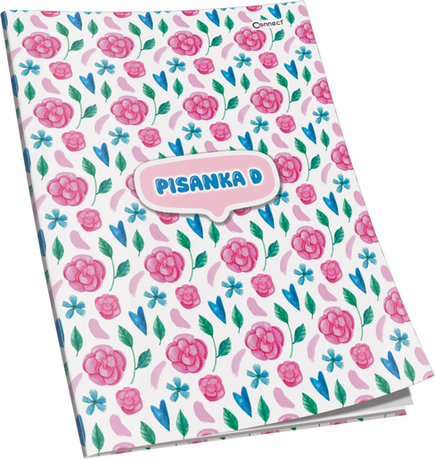 Pisanka D Connect Girl+ Soft, B5 linije, 52 listova, meki uvez