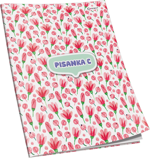 Pisanka C Connect Girl+ Soft, B5 linije, 32 listova, meki uvez