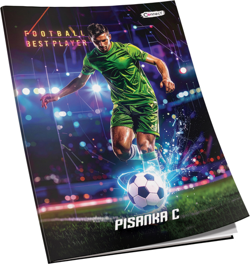 Pisanka C za 2 i 3 razred Connect Boy+ Soft, B5 linije, 32 listova, meki uvez