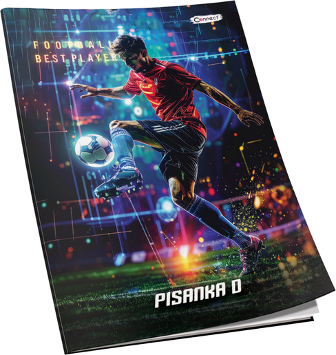 Pisanka D Connect Boy+ Soft, B5 linije, 52 listova, meki uvez