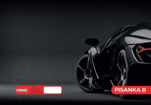 Pisanka B BEMORE, B5 linije, 16 listova, meki uvez