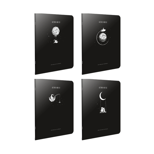 Set bilježnica Astro, A4 linije, 40 lista, meki uvez, 10 KOM