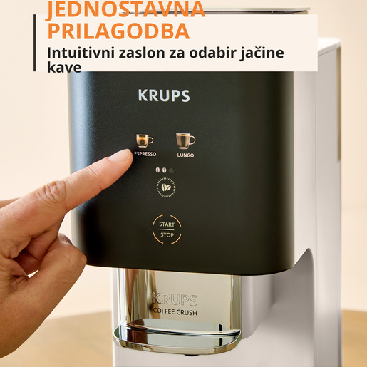 Krups aparat za kavu Crush Ivory SA4001E0