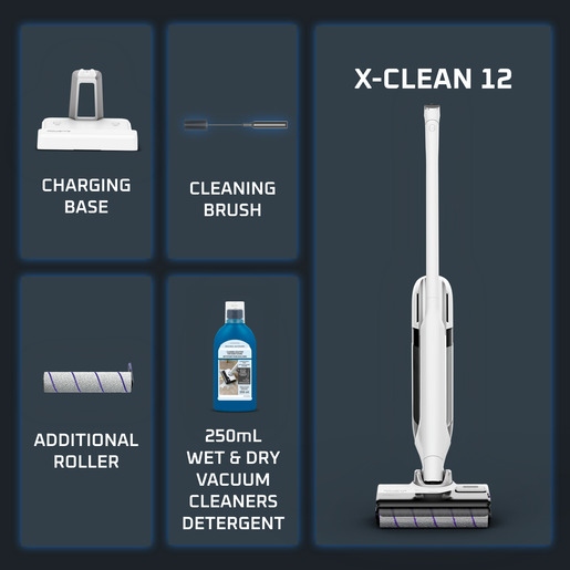 Rowenta štapni usisavač, X-Clean 12 Wet&Dry, GZ7267E0