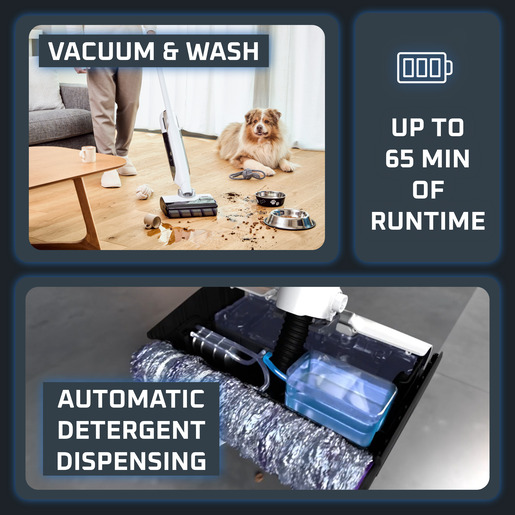 Rowenta štapni usisavač, X-Clean 12 Wet&Dry, GZ7267E0