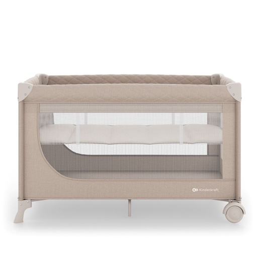 Kinderkraft putni krevetić LEODY UP, Beige