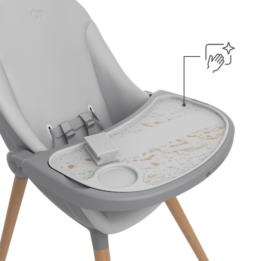 Kinderkraft hranilica Fini UP 3u1, Grey