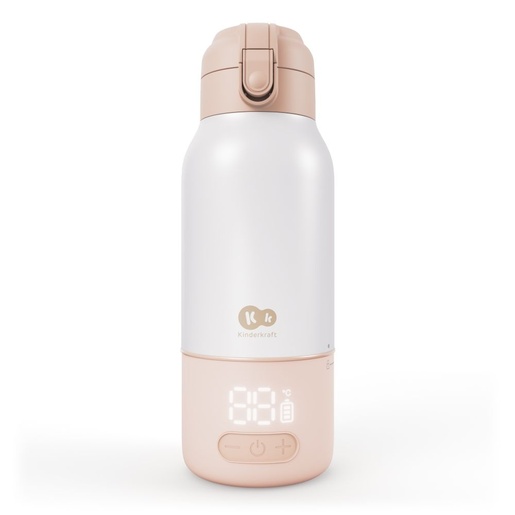 Kinderkraft GAJA prijenosni grijač bočica/termosica s baterijom 500 ml, Beige