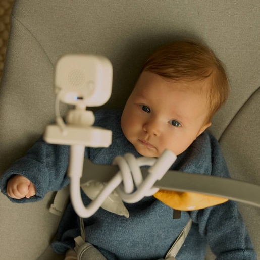 Kinderkraft NITEEYE TRAVEL bežični baby monitor sa stalkom za kameru, White
