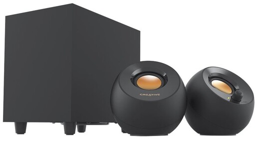 Creative Pebble Plus, zvučnici, 2.1, 8W, USB, Subwoofer, crni