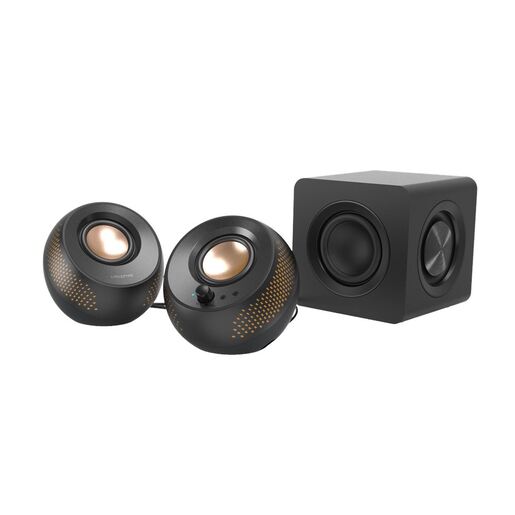Creative Pebble X Plus, zvučnici, 2.1, 15W, USB, Bluetooth, RGB, crni
