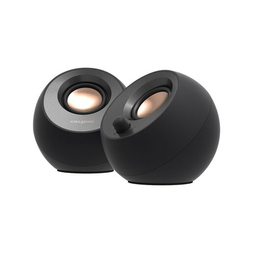 Creative Pebble V3, zvučnici, 2.0, 8W, USB C, Bluetooth, crni