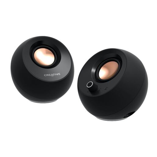 Creative Pebble Pro, zvučnici, 2.0, 10W, USB C, Bluetooth, RGB , crni