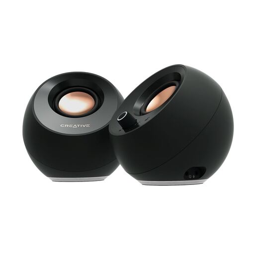 Creative Pebble Pro, zvučnici, 2.0, 10W, USB C, Bluetooth, RGB , crni