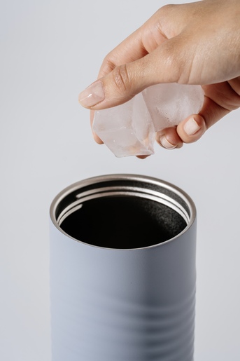 EQUA Big Cup, termo šalica od nehrđajućeg čelika za čaj/kavu, 1000ml, Frost