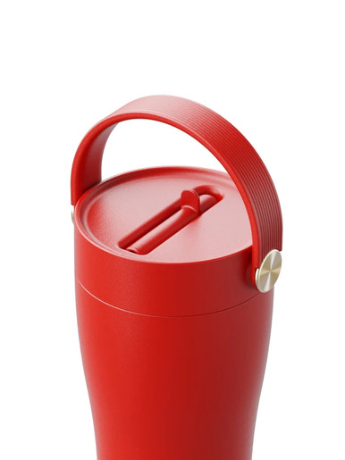 EQUA CARRY Cup, termo šalica od nehrđajućeg čelika za čaj/kavu, 600ml, Pomodoro