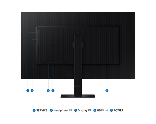 Samsung 27" monitor ViewFinity S7 S70D LS27D700EAUXEN, UHD, 60Hz, IPS
