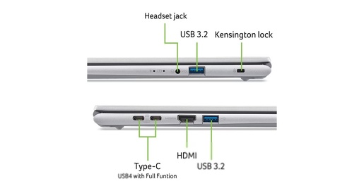 Acer Aspire Go 15 NX.J7XEX.00W, 15.6" FHD, AMD Ryzen 7 5825U, 32GB RAM, 1TB SSD, AMD Radeon Graphics, FreeDOS, laptop