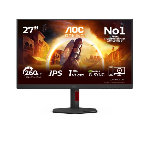 AOC 27" gaming monitor 27G4ZR, FHD, 240Hz, VA