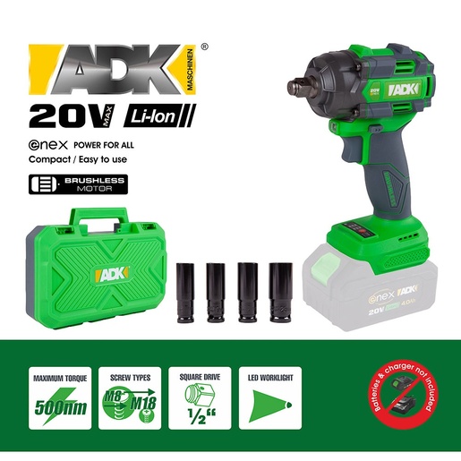 ADK akumulatorski udarni odvijač 20V SF4L103 / SF4L104 ENEX (bez baterije i punjača)