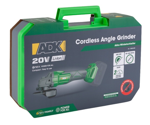ADK akumulatorska kutna brusilica 20V SF4C103 ENEX (bez baterije i punjača)