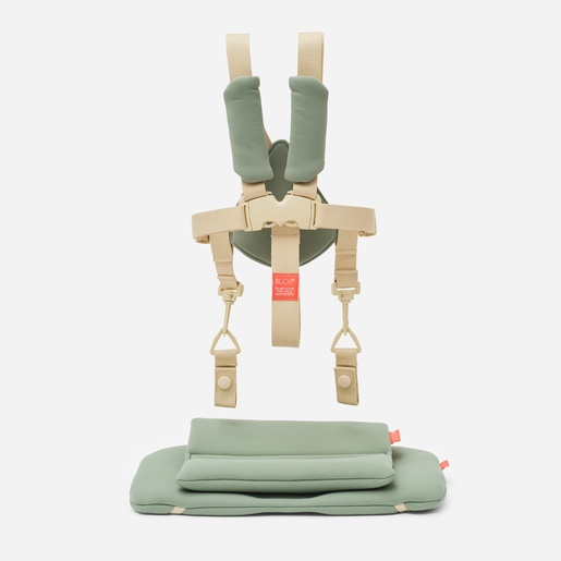 KAOS Klapp Set Jastučići i Sigurnosni pojas, Mineral Green
