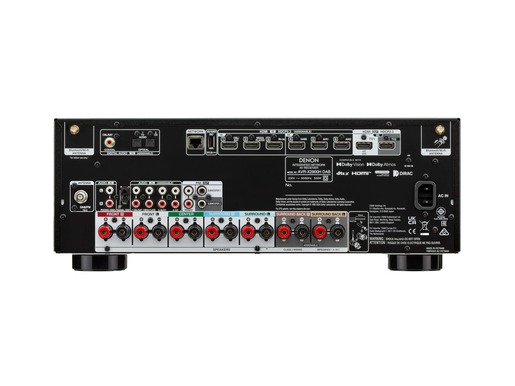 Denon AVR-X2900H DAB, receiver, crni