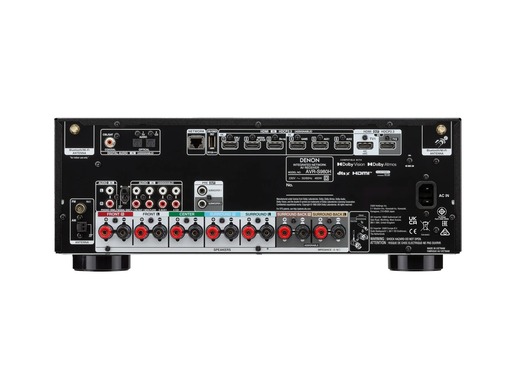Denon AVR-S980H, receiver, crni