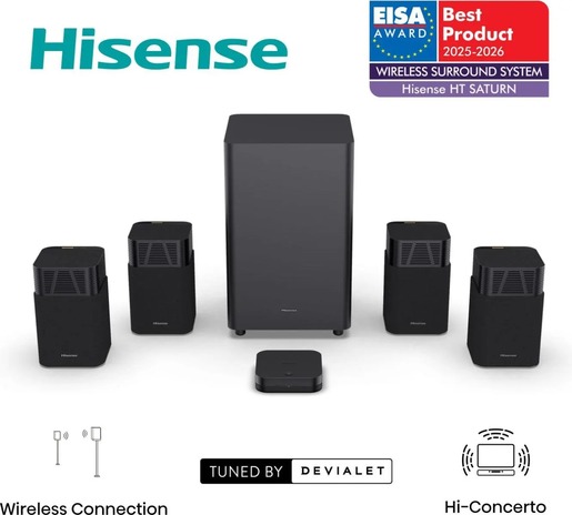 Hisense HT SATURN soundbar sustav 4.1.2, 720 W
