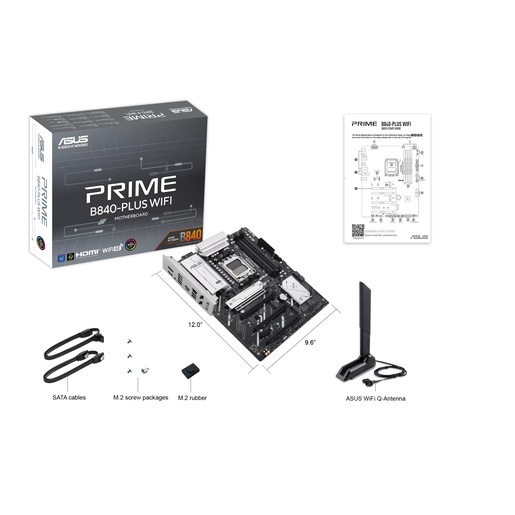 Matična ploča ASUS PRIME B840-PLUS WIFI, AMD B840, AM5, ATX (90MB1IZ0-M0EAY0)
