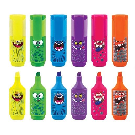 Set fluo markera "Monsters"
