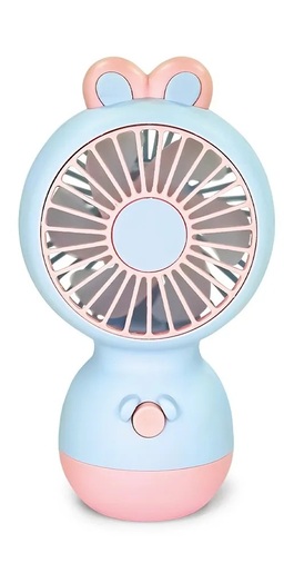 Mini ventilator "S ušima", plavo rozi